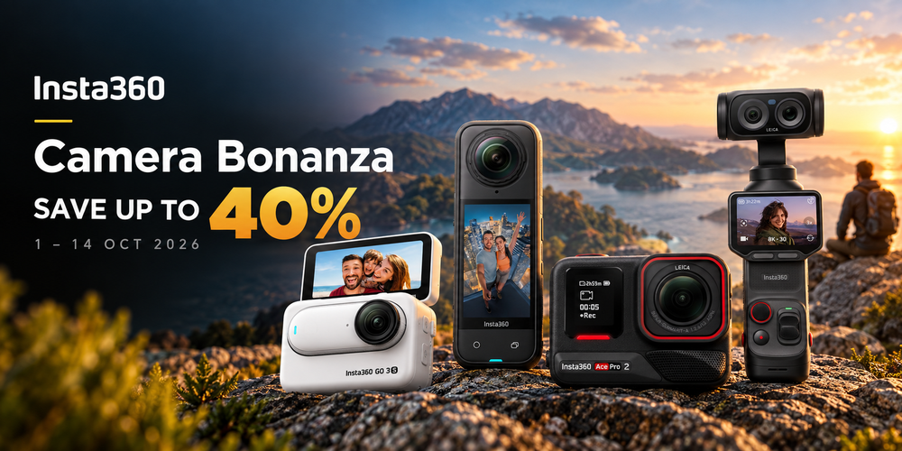 Insta360 Camera Bonanza Promotion at Videoguys Australia