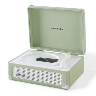 Crosley Cruiser Portable Retro CD Player with Stereo Bluetooth Speakers, FM Radio - Mint Crosley