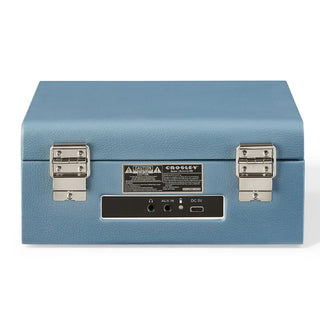 Crosley Voyager Portable Retro CD Player with Stereo Bluetooth Speakers, FM Radio - Washed Blue Crosley