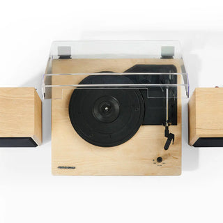 Crosley Brio Record Player Shelf System With Speakers - Natural Crosley