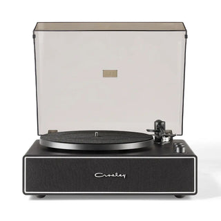 Crosley Stave 2-Speed Bluetooth Record Player Turntable with Built-in Speakers, Black Crosley