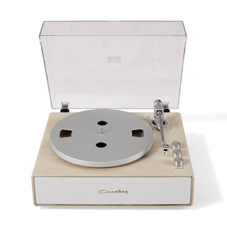 Crosley Stave 2-Speed Bluetooth Record Player Turntable with Built-in Speakers, Natural Crosley