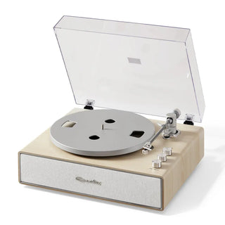 Crosley Stave 2-Speed Bluetooth Record Player Turntable with Built-in Speakers, Natural Crosley