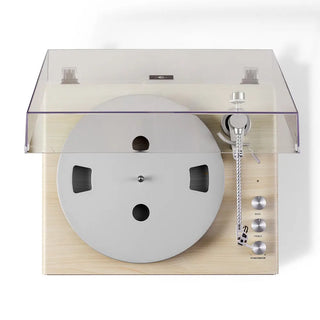 Crosley Stave 2-Speed Bluetooth Record Player Turntable with Built-in Speakers, Natural Crosley