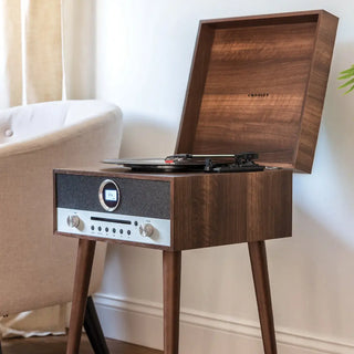 Crosley Nash 7-in-1 Vinyl Record Player - Walnut Crosley