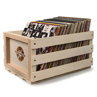 Crosley Cruiser Bluetooth Portable Turntable - Silver + Bundled Crosley Record Storage Crate Crosley