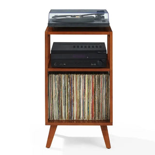 Crosley Voyager Bluetooth Portable Turntable + Crosley Asheville Stand Bundle - Dune Crosley