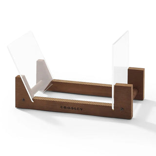 Crosley Voyager Bluetooth Portable Turntable + Bundled Crosley Record Storage Display Stand - Tan Crosley