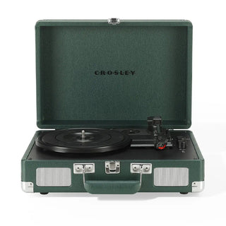 Crosley Cruiser Bluetooth Portable Turntable - Emerald Green Crosley