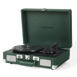 Crosley Cruiser Bluetooth Portable Turntable - Emerald Green Crosley