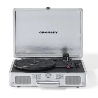 Crosley Cruiser Bluetooth Portable Turntable - Silver Crosley