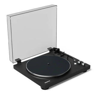 Kanto OBI3 Turntable - Matte Black with Kanto ORA 100W Powered Speakers - Black Bundle Kanto