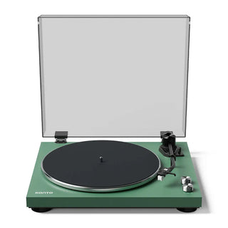 Kanto OBI3 Turntable with Bluetooth 5.3, Preamp, and Pitch Control - Matte Green Kanto