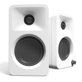 Kanto ORA 100W Powered Reference Desktop Computer Speakers with Bluetooth 5.0 White Kanto