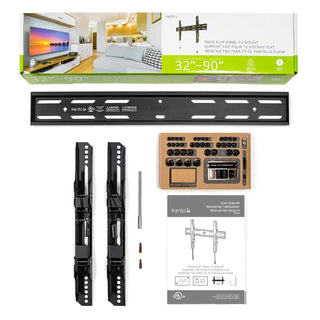 Kanto PF300 Fixed Low-profile TV Wall Mount for 40" - 100" TVs Kanto