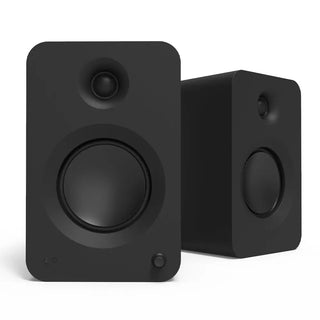 Kanto REN 200W Powered Bookshelf Speakers with HDMI ARC, USB-C, and Bluetooth 5.3 - Matte Black, Pair Kanto