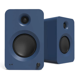 Kanto REN 200W Powered Bookshelf Speakers with HDMI ARC, USB-C, and Bluetooth 5.3 - Matte Blue, Pair Kanto