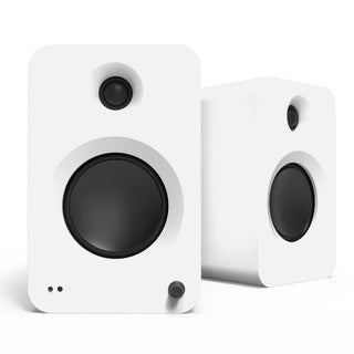 Kanto REN 200W Powered Bookshelf Speakers with HDMI ARC, USB-C, and Bluetooth 5.3 - Matte White, Pair Kanto
