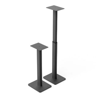 Kanto SPH Universal Height Adjustable Bookshelf Speaker Stands - Black, Pair Kanto