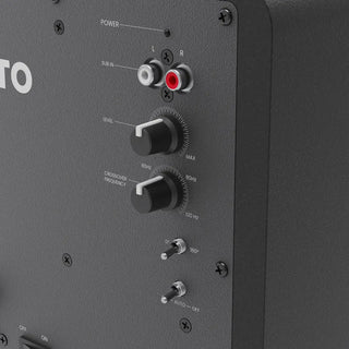 Kanto SUB6 200W 6" Sealed Powered Subwoofer, Matte Black Kanto