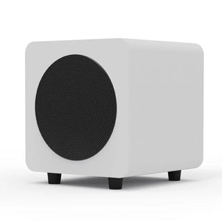 Kanto SUB6 200W 6" Sealed Powered Subwoofer, Matte White Kanto