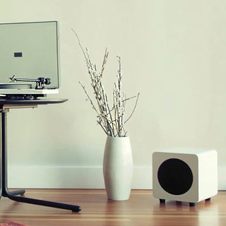 Kanto SUB6 200W 6" Sealed Powered Subwoofer, Matte White Kanto