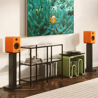 Kanto SX30 30" Tall Fillable Speaker Stands with Isolation Feet - Pair, Black Kanto