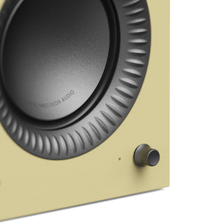 Kanto TUK G2 260W Premium Powered Speaker System with Bluetooth 5.4, Dual RCA and USB-C Inputs - Gloss Butter w/ Gunmetal