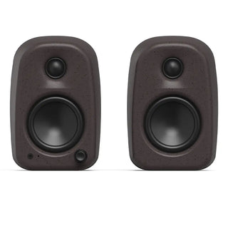 Kanto UKI 100W Desktop Speakers with Bluetooth, USB-C, Headphone out, Pumice (Speckled Brown), Pair Kanto