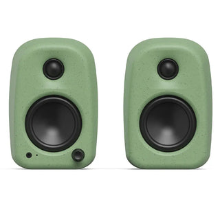 Kanto UKI 100W Desktop Speakers with Bluetooth, USB-C, Headphone out, Sage (Matte Green), Pair Kanto