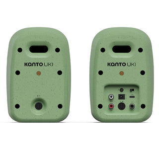 Kanto UKI 100W Desktop Speakers with Bluetooth, USB-C, Headphone out, Sage (Matte Green), Pair Kanto