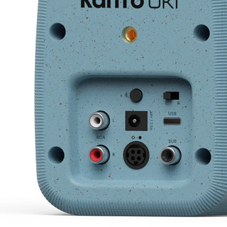 Kanto UKI 100W Desktop Speakers with Bluetooth, USB-C, Headphone out, Cornflower (Matte Blue), Pair Kanto