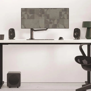 Kanto UKI 100W Desktop Speakers with Bluetooth, USB-C, Headphone out, Cornflower (Matte Blue), Pair Kanto