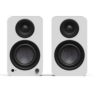 Kanto YU4 (2nd Gen) 160 W Powered Bookshelf Speaker with Bluetooth 5.3, Built-in Phono Preamp, USB-C and Optical Inputs - Matte White