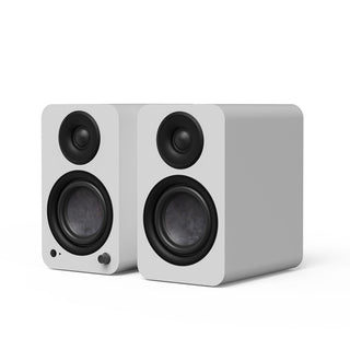 Kanto YU4 (2nd Gen) 160 W Powered Bookshelf Speaker with Bluetooth 5.3, Built-in Phono Preamp, USB-C and Optical Inputs - Matte White