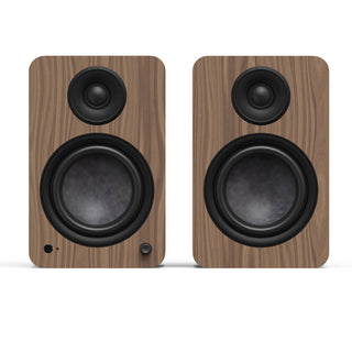 Kanto YU6 (2nd Gen) 200 W Powered Bookshelf Speaker with Bluetooth 5.3, Built-in Phono Preamp, USB-C and Optical Inputs - Matte Walnut