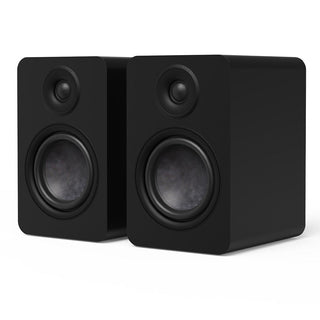 Kanto YU6 (2nd Gen) Passive Bookshelf Speaker with 1" Silk Dome Tweeter and 5.25" Paper Cone Woofer - Matte Black