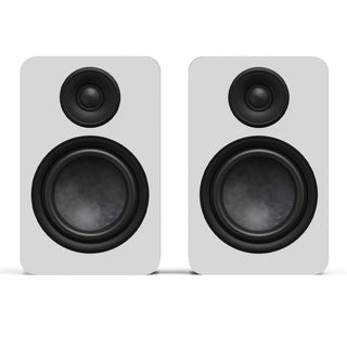 Kanto YU6 (2nd Gen) Passive Bookshelf Speaker with 1" Silk Dome Tweeter and 5.25" Paper Cone Woofer - Matte White