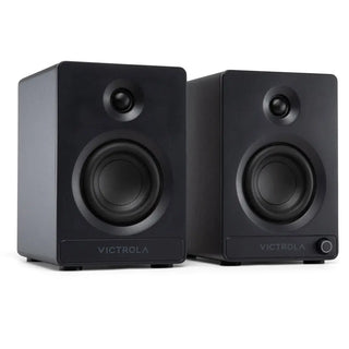 Victrola Tempo Bookshelf Speakers - Black Victrola