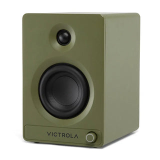 Victrola Tempo Bookshelf Speakers - Green Victrola