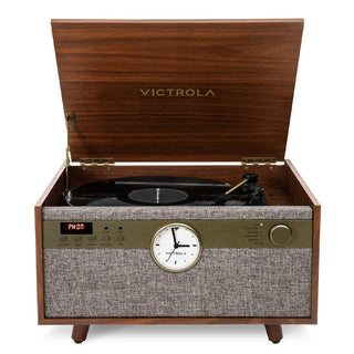 Victrola Century Signature 6-in-1 Wood Record Player - Walnut Victrola