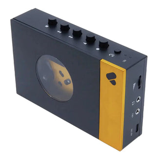 We Are Rewind Portable Cassette Player & Recorder - Amy, Black & Yellow We Are Rewind