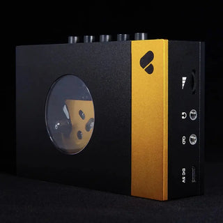 We Are Rewind Portable Cassette Player & Recorder - Amy, Black & Yellow We Are Rewind