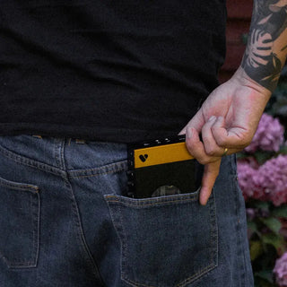 We Are Rewind Portable Cassette Player & Recorder - Amy, Black & Yellow We Are Rewind