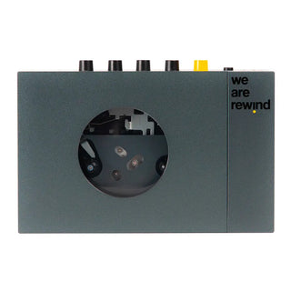 We Are Rewind Portable Cassette Player & Recorder - Keith, Grey We Are Rewind