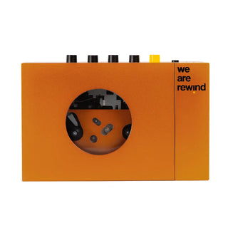 We Are Rewind Portable Cassette Player & Recorder - Serge, Orange We Are Rewind