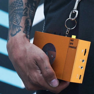 We Are Rewind Portable Cassette Player & Recorder - Serge, Orange We Are Rewind