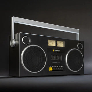 We Are Rewind Getto Blaster Cassette Player & Recorder - Curtis, Black We Are Rewind