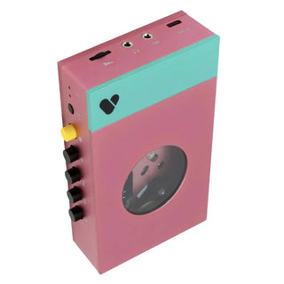 We Are Rewind Portable Cassette Player & Recorder - Edith, Pink & Green We Are Rewind