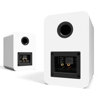 Kanto YU Passive 4" Speakers with 1" Silk Dome Tweeter and 4" Kevlar Woofer - White, Pair Kanto